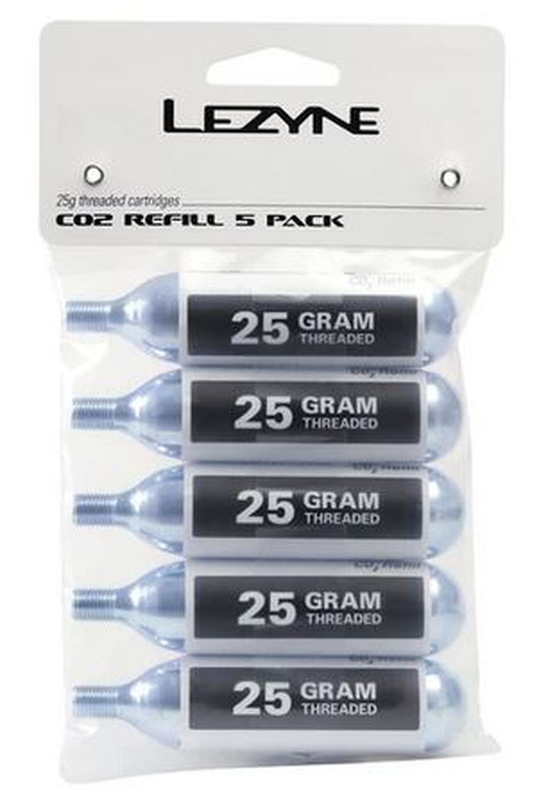 Lezyne CO2 Refill 5 Pack 25g