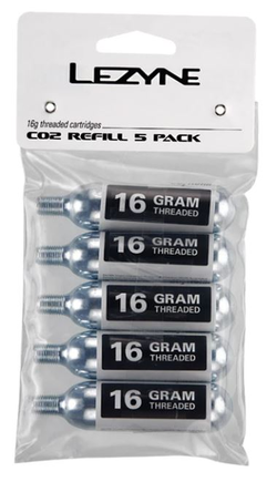 Lezyne CO2 Refill 5 Pack 16g