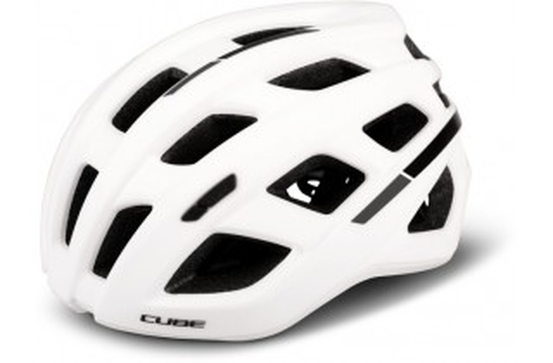 Cube helm Road Race wit