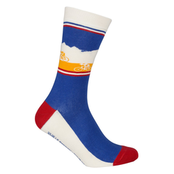 Le Patron Grand Tours TdF sock blue