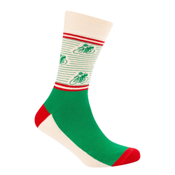 Le Patron Vintage Cyclist sock green