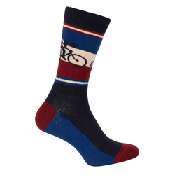 Le Patron France sock blue