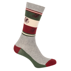 Le Patron Italy sock Green