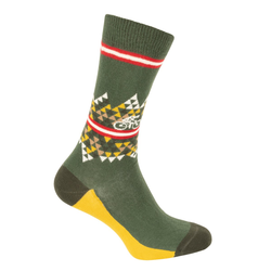 Le Patron 1001 Mountains sock Green