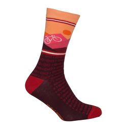Le Patron Mountain sock roze