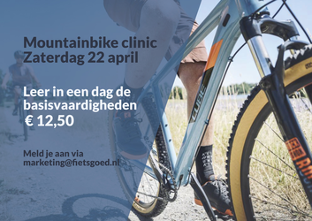 Mountainbike clinic | 22 april 2023