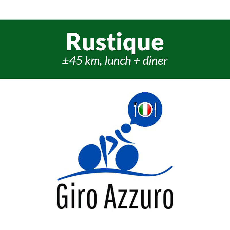 Giro Rustique ±45 km, lunch...