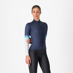 Castelli Corso thermal jersey blauw