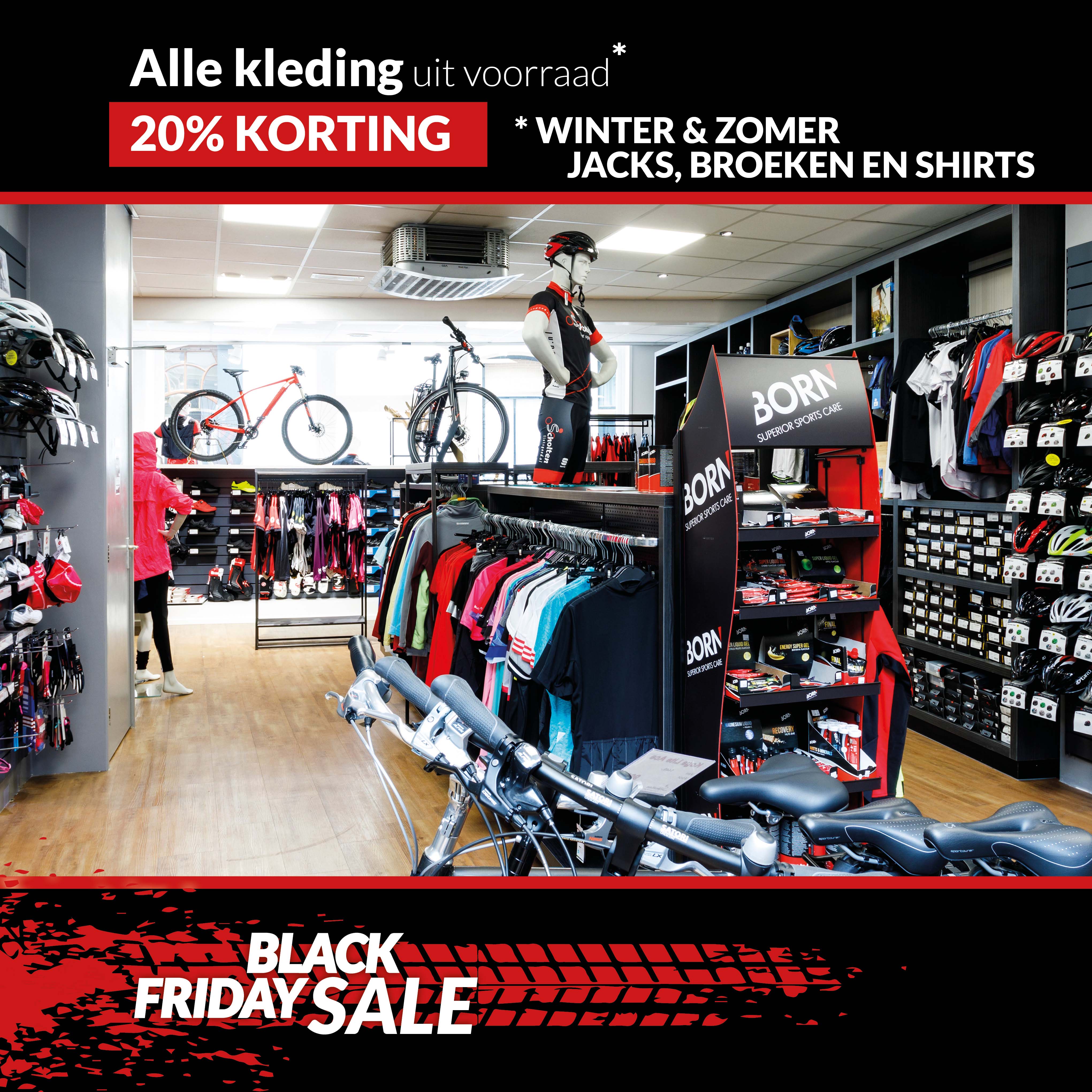 Black Friday Sale kleding 20% korting