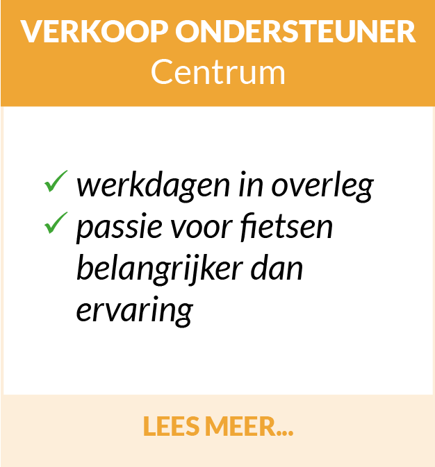 vacature verkoop ondersteuner