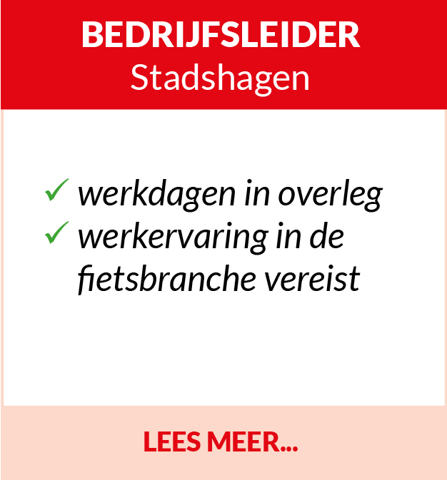 vacature bedrijfsleider