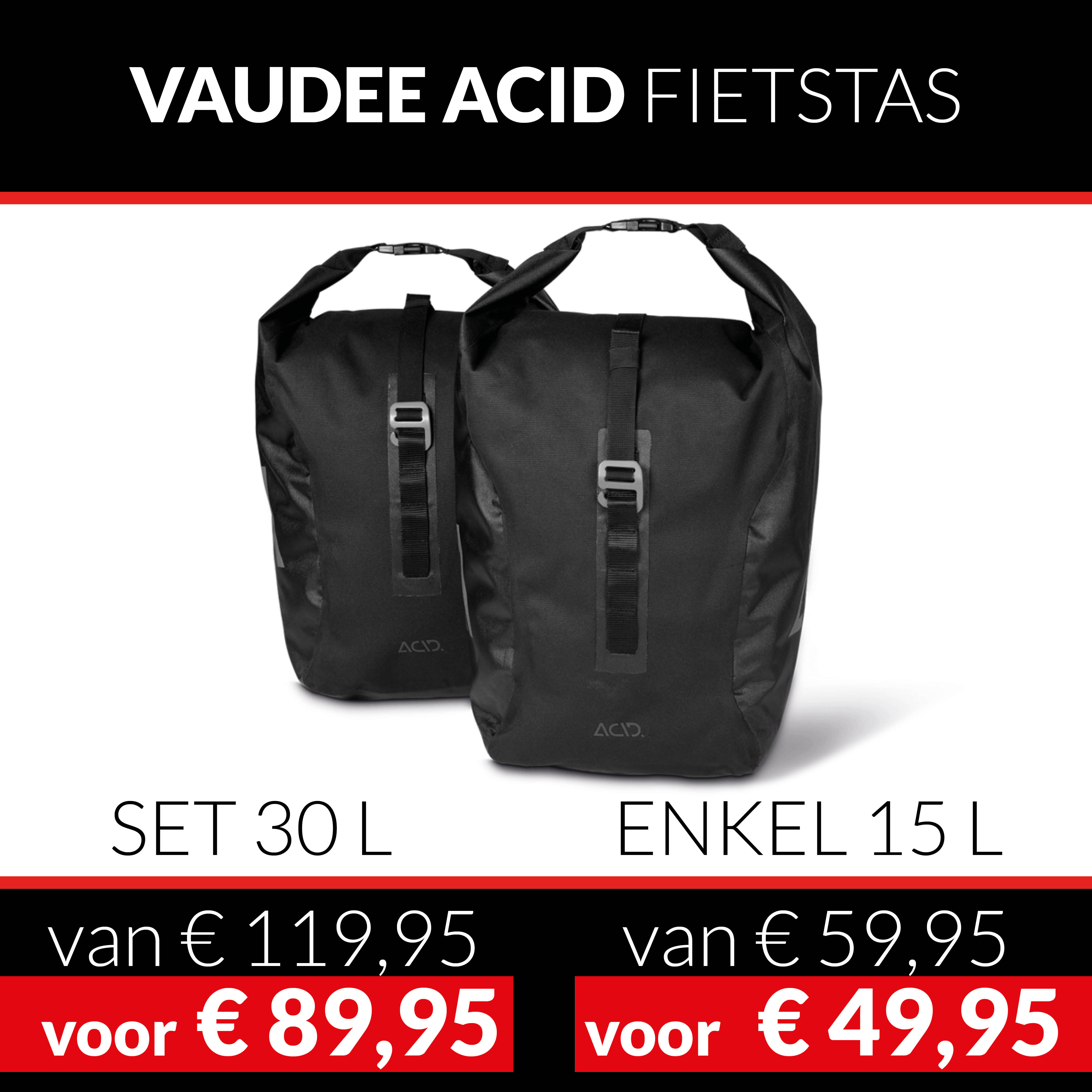 Vaudee fietstas 15 L